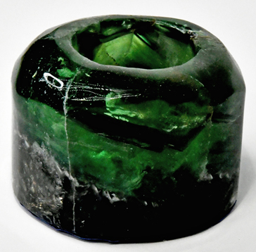 3 1/2" Polished Fluorite tealight holder