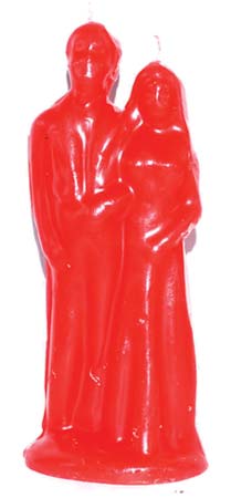 Red Marriage candle