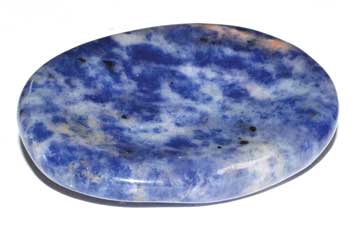 Sodalite worry stone