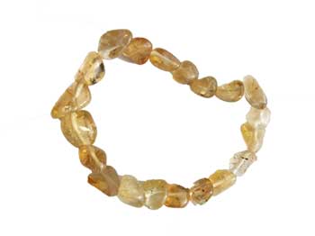 Citrine gemstone bracelet