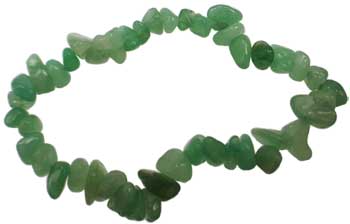 Aventurine, Green chip bracelet