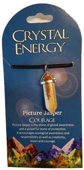 Courage (picture jasper) double terminated